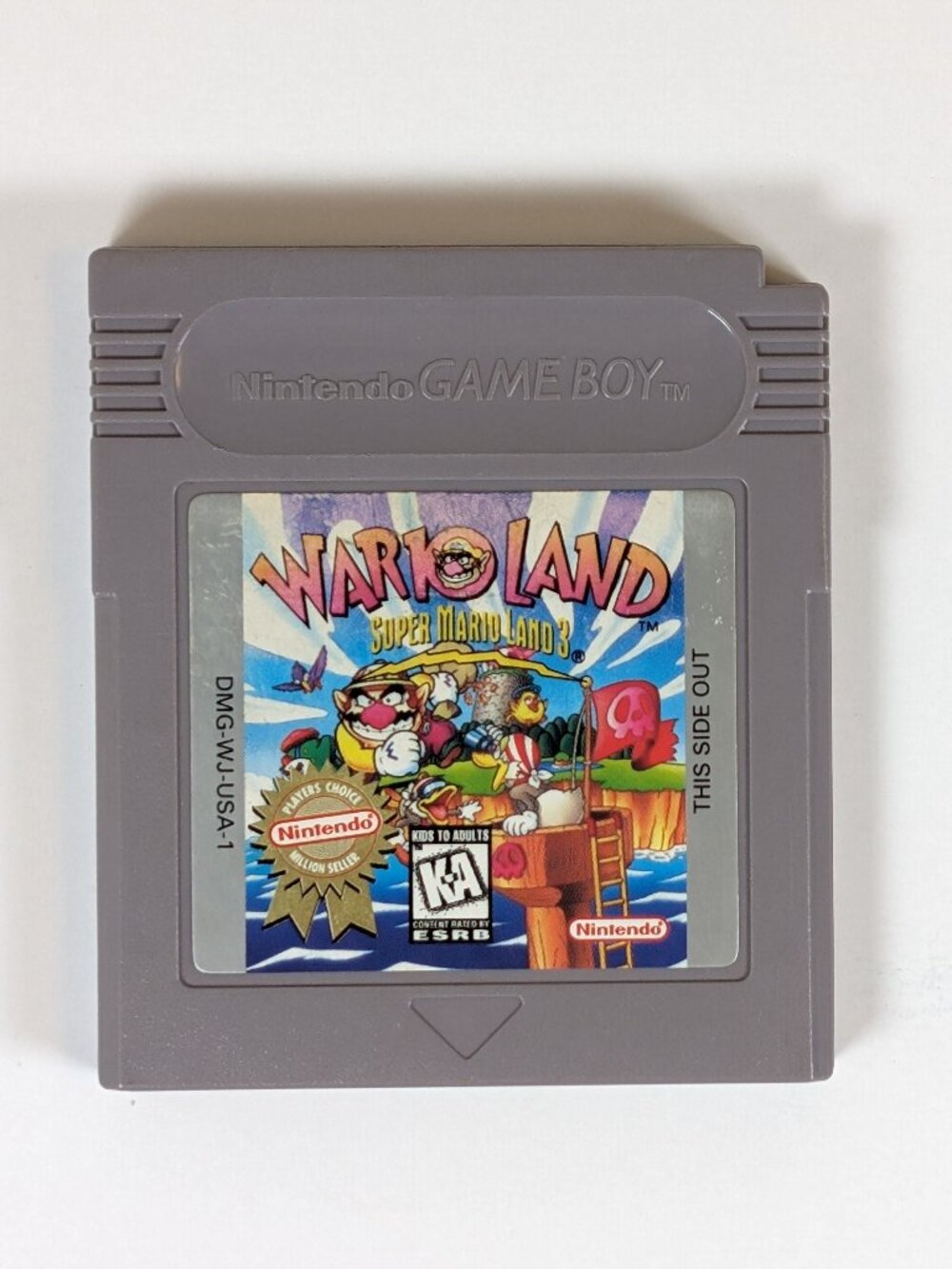 Wario Land: Super Mario Land 3 Nintendo Game Boy GB Cartridge, Case & Manual.